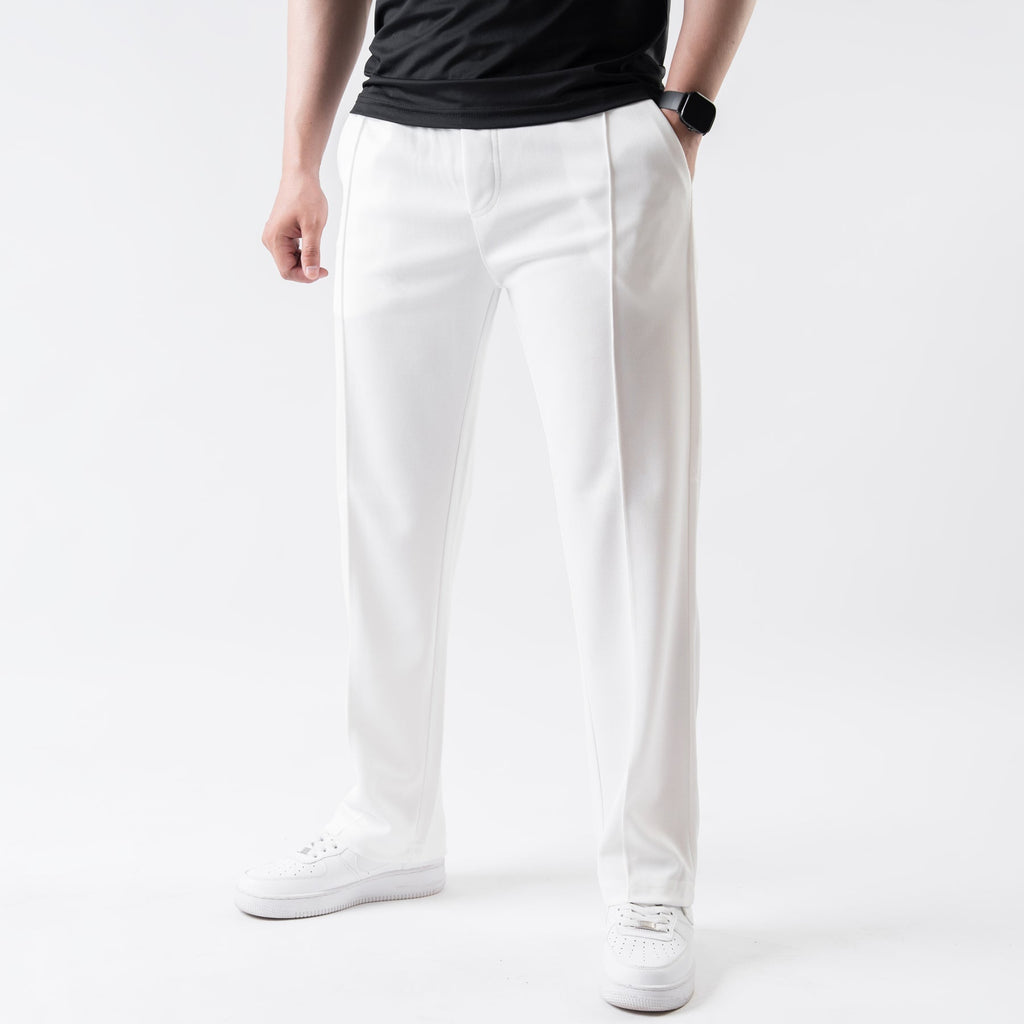 White Casual Summer Trousers