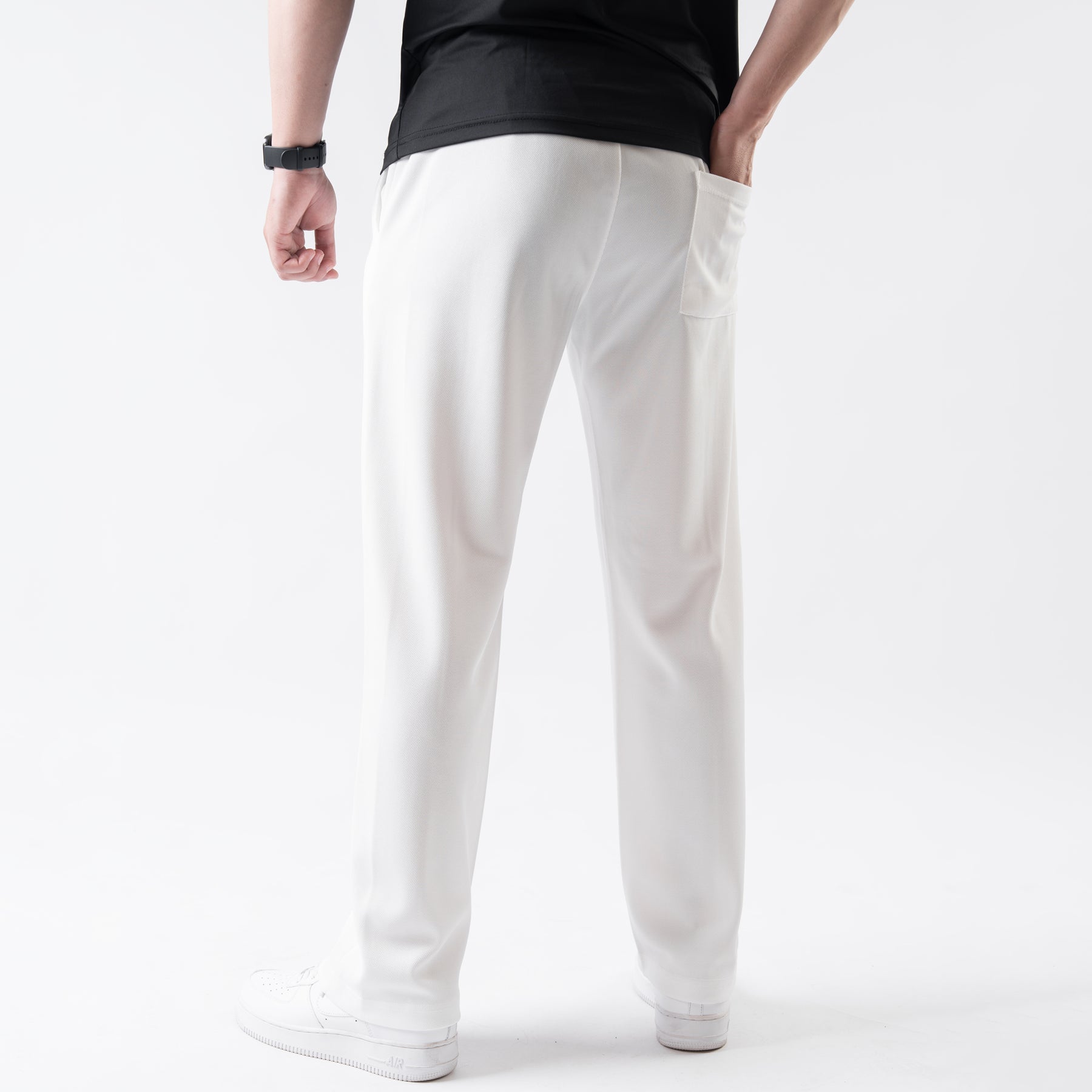 White Casual Summer Trousers