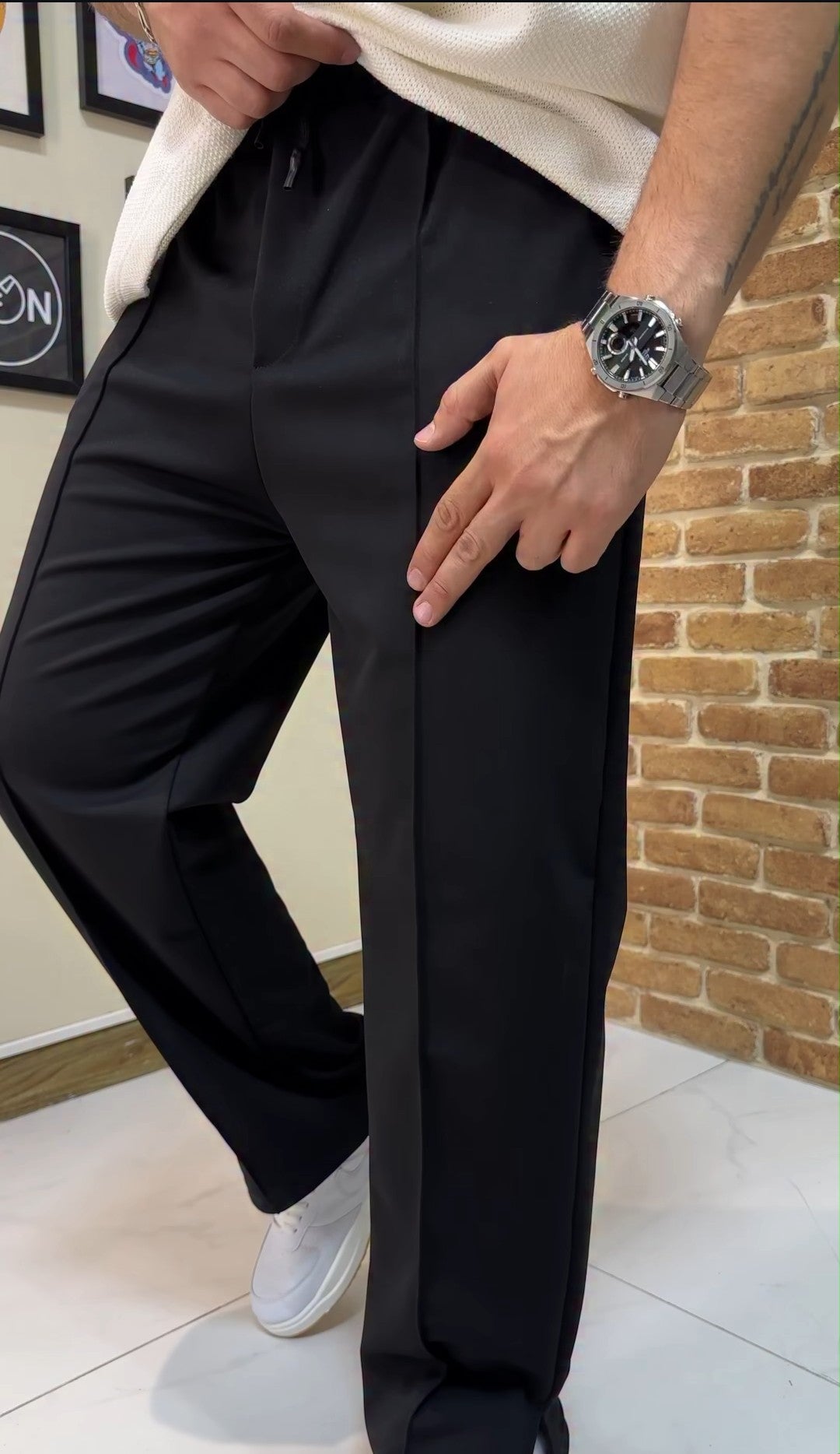 Men's Relaxed Fit Bootcut Trousers