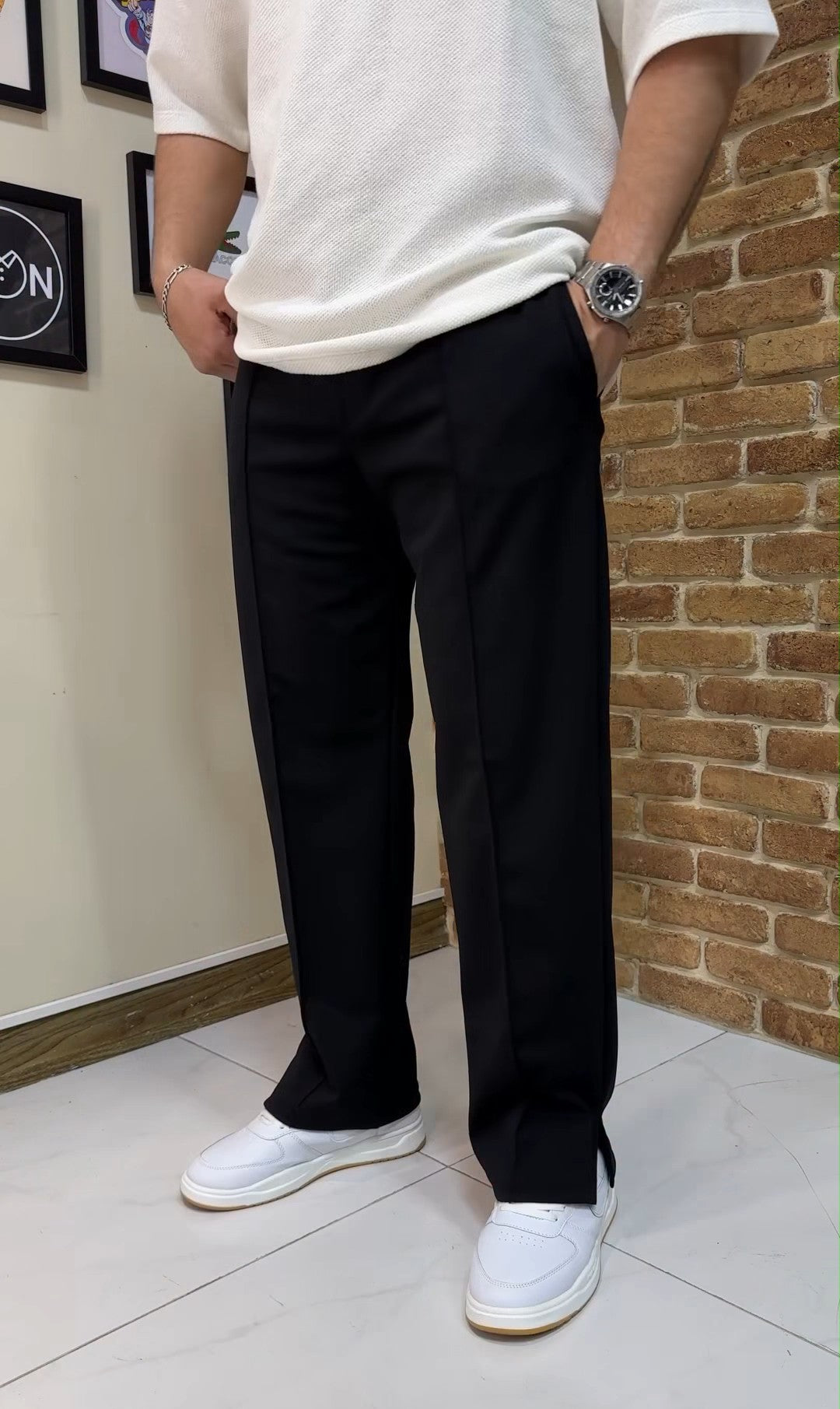 Men's Relaxed Fit Bootcut Trousers