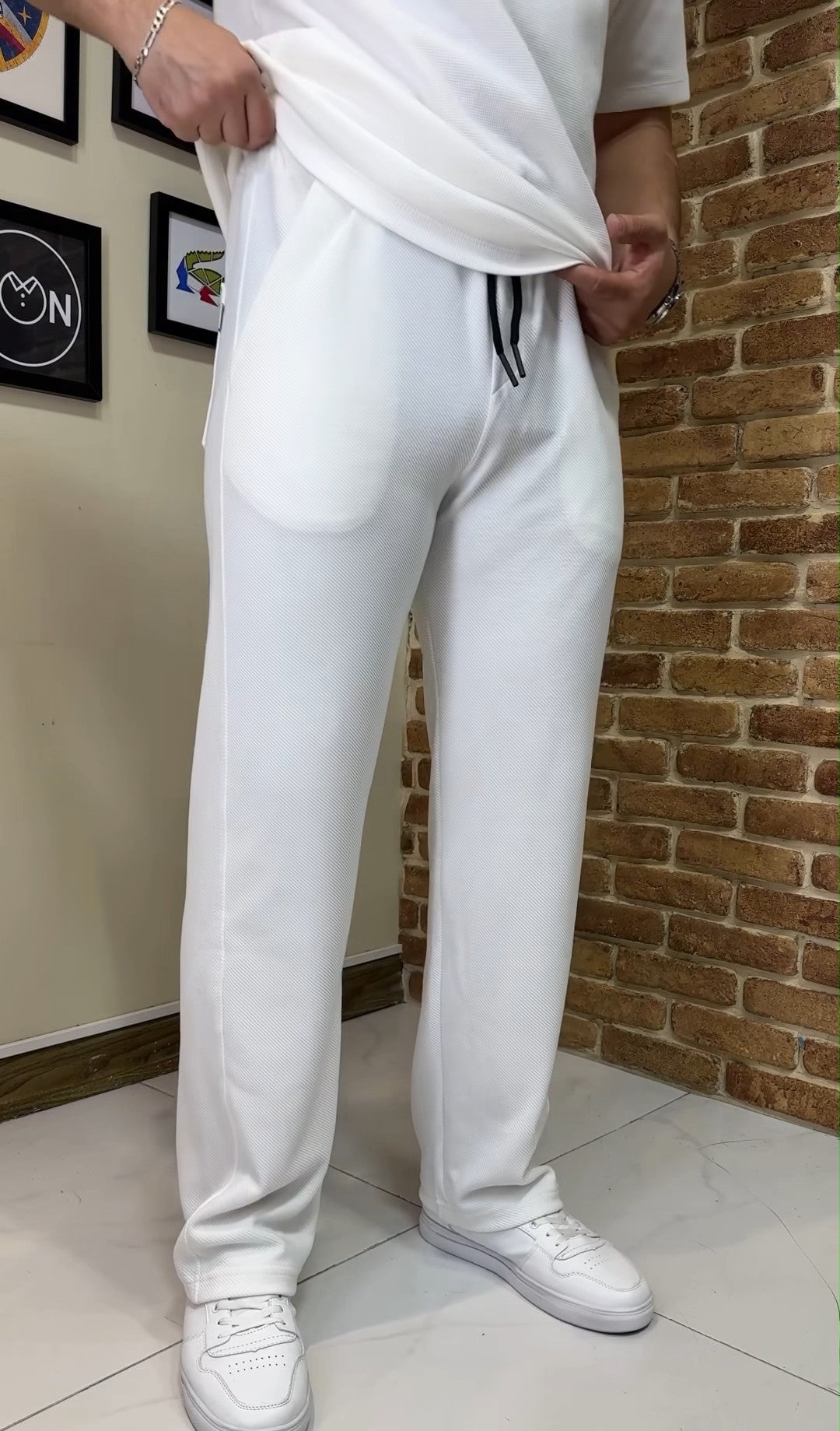 Title: Men's Classic Straight Fit Dress Trousers